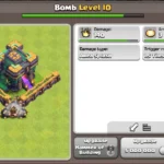 clash of clans maximum bomb levels